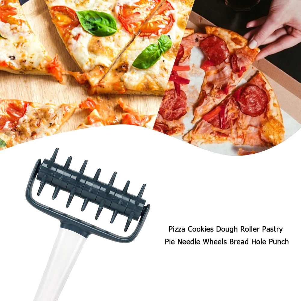 Pişirme araçları DIY plastik Pizza kurabiye hamur açma makinesi pasta pasta iğne tekerlekler kesici DİKİŞ MAKİNESİ ekmek delik yumruk