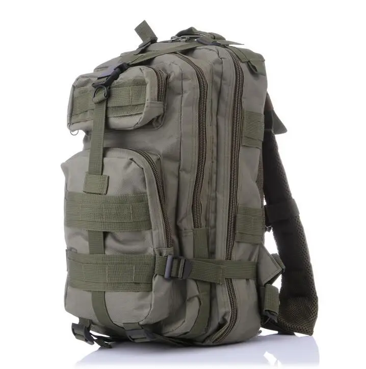 Green 3P тактический рюкзак военный Molle армейская сумка Открытый походный рюкзак дорожная сумка через плечо около 30л - Цвет: Green