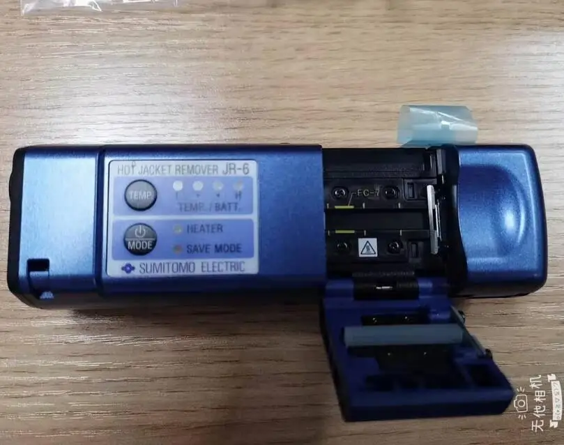 100% Original Sumitomo JR-6 hot jacket remover stripper 12 cores ribbon fiber stripping pliers single core 250-400μm Rubber Pad