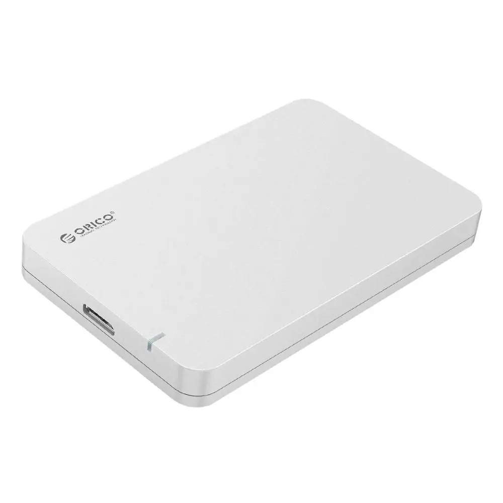 ORICO 2," SATA для USB 3,0 Micro B жесткий диск SSD Внешний корпус Чехол Поддержка UASP инструмент горячая замена для Macbook - Цвет: Серебристый