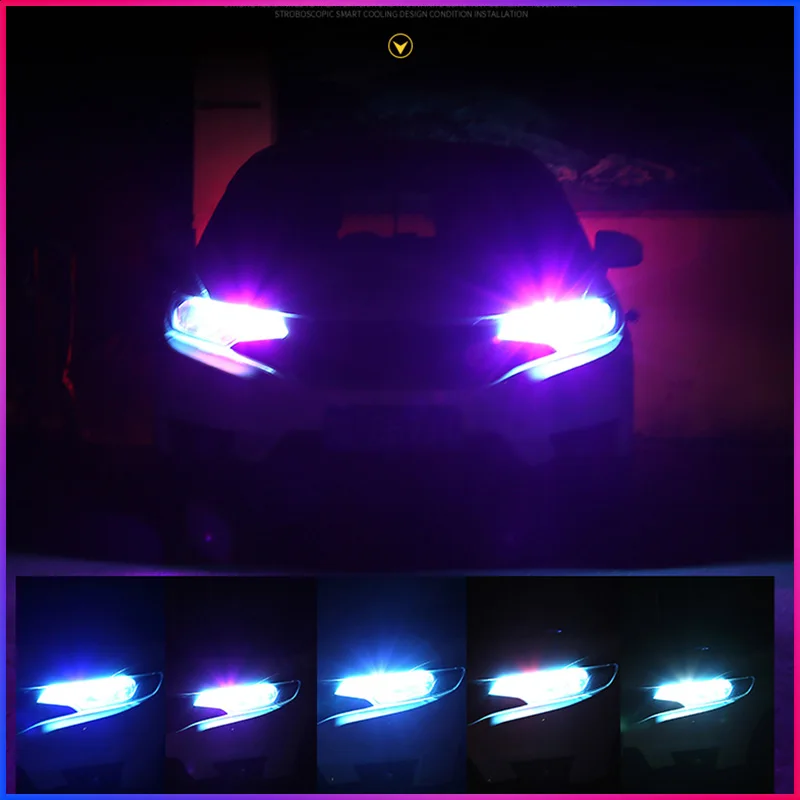 

Car width light modification T10 Canbus led bulb ultra-bright wide light lens day running light ice blue T10 W5W led spotlight