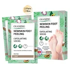 Отшелушивающая маска для ног, педикюрные носки для удаления омертвевшей кожи, мозолей, грибков, маска для ухода за пятками против трещин, спа