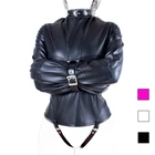 Женская прямая куртка из искусственной кожи для взрослых, костюм для Хэллоуина, фетиш, размер заказчика