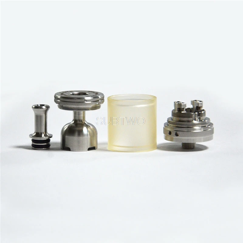 

New Taifun TF GTR RTA MTL 23mm 4.0ml Vape Tank 316SSl Single Coil Adjustable Airflow Fit 510 Thread Vape mech box Mod