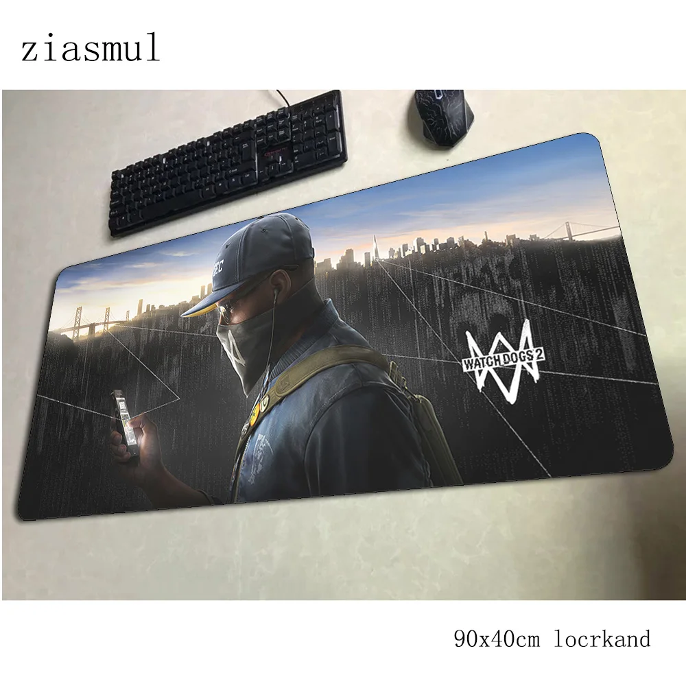 Watch dogs 2 коврик для мыши от производителя большой компьютерный геймер Коврик 900x400x3