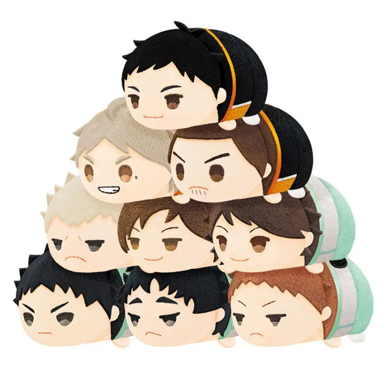 Мягкая Плюшевая Кукла Моти Haikyuu 8 5 см игрушки для детей Aoba Johsai Oikawa Iwaizumi милая Nishinoya