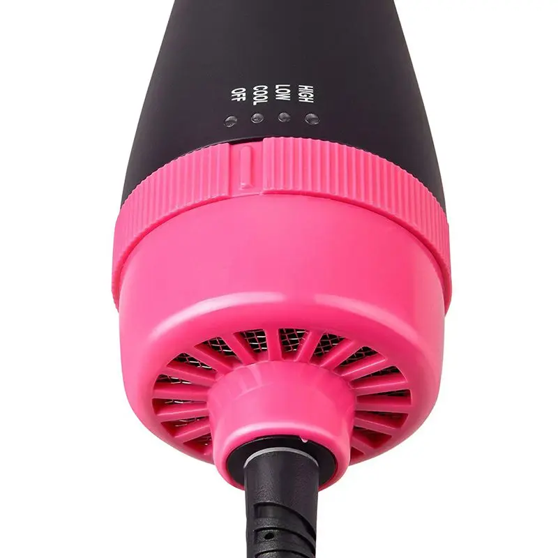 

Hair Dryer and Volumizer, ManKami Salon Hot Air Paddle Styling Brush Negative Ion Generator Hair Straightener Curler