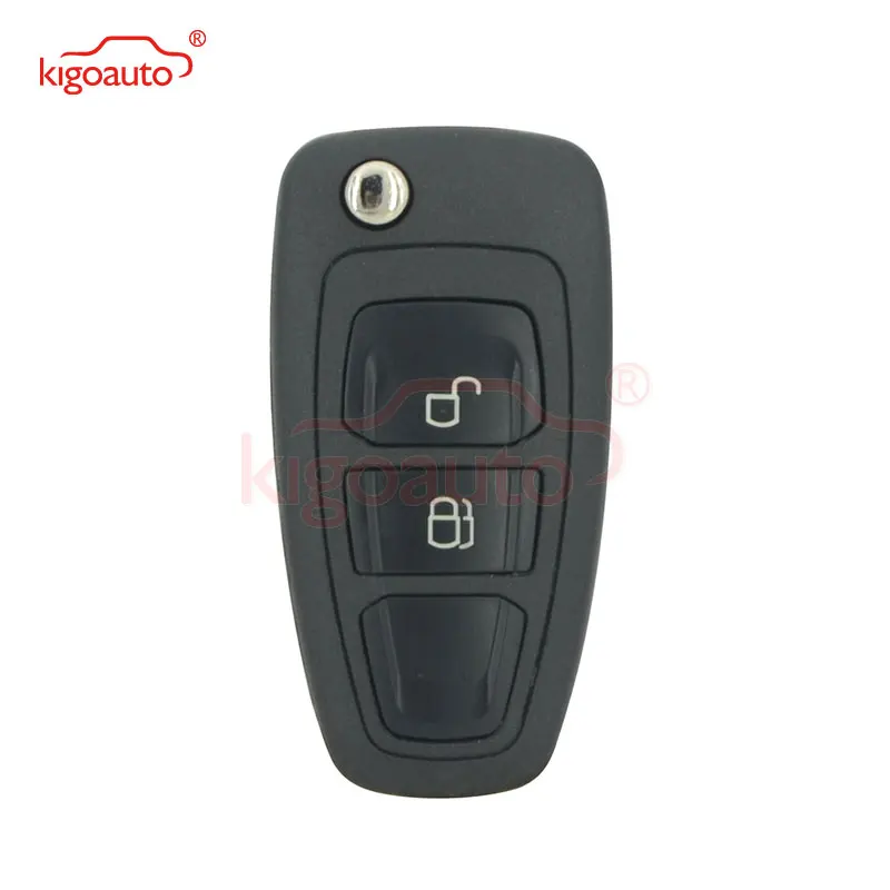 Kigoauto 5WK50165 флип ключ 2 кнопки 434 МГц FSK 4D63 чип HU101 для Ford Ranger 2011 2012 2013 2014 2015|Ключ от