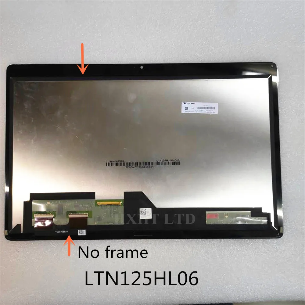 Для DELL Latitude E7270 сенсорный ЖК-экран в сборе 12," LTN125HL06 LP125WF1 SP G4 1920*1080 хороший рабочий