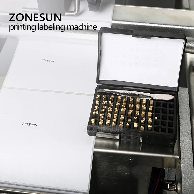 ZONESUN LT 50D полуавтоматическая маркировочная машина для бутылок лекарств с