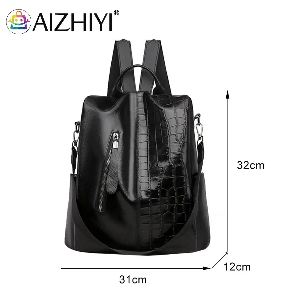 

Preppy Style Vintage Embossing Stone Pattern PU Leather Patchwork Shoulder Crossbody Messenger Bag Casual Fashion Ladies Rucksac