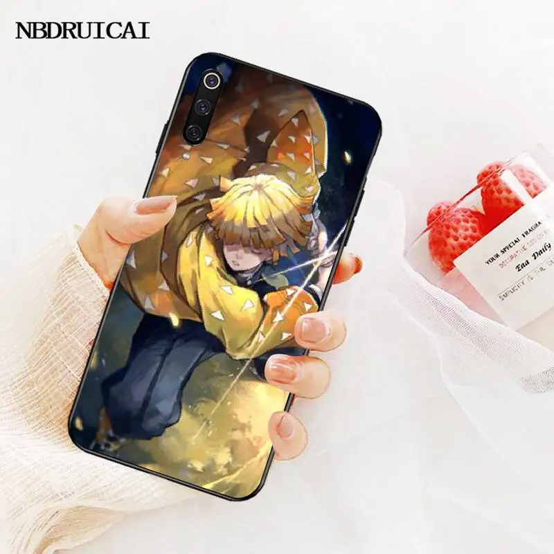 PENGHUWAN аниме демон убийца Kimetsu корпус под плетенную сумку чехол для телефона Xiaomi Mi9