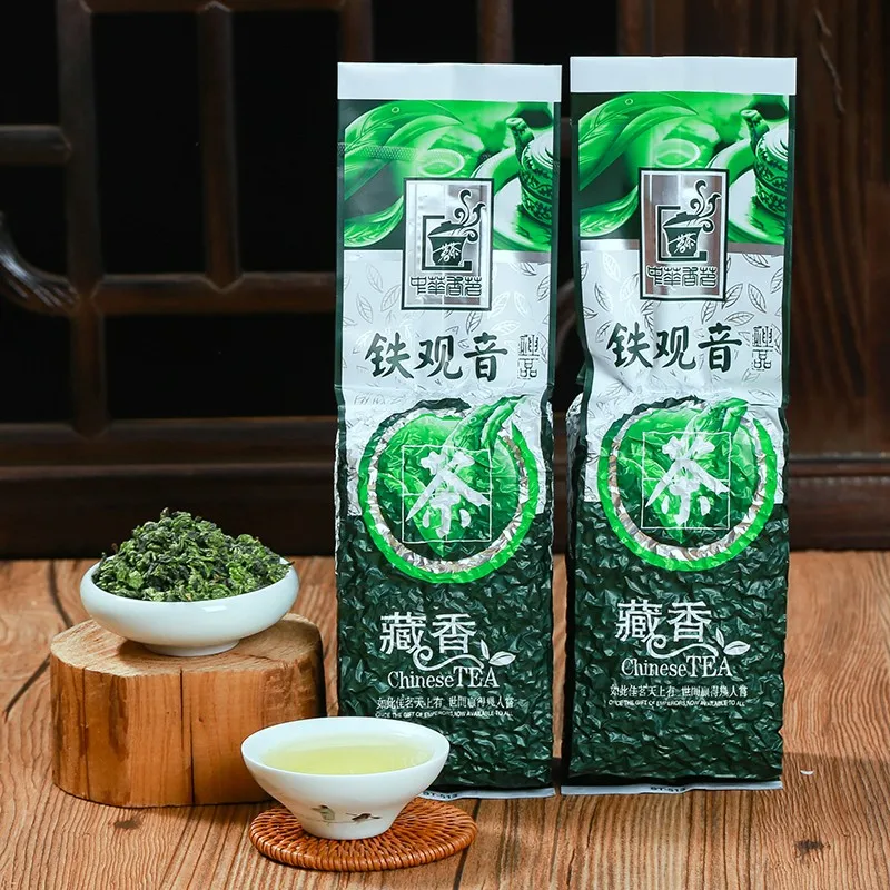 2021 китайский чай Tiekuanyin 250 г свежий органический зеленый Oolong для похудения уход за