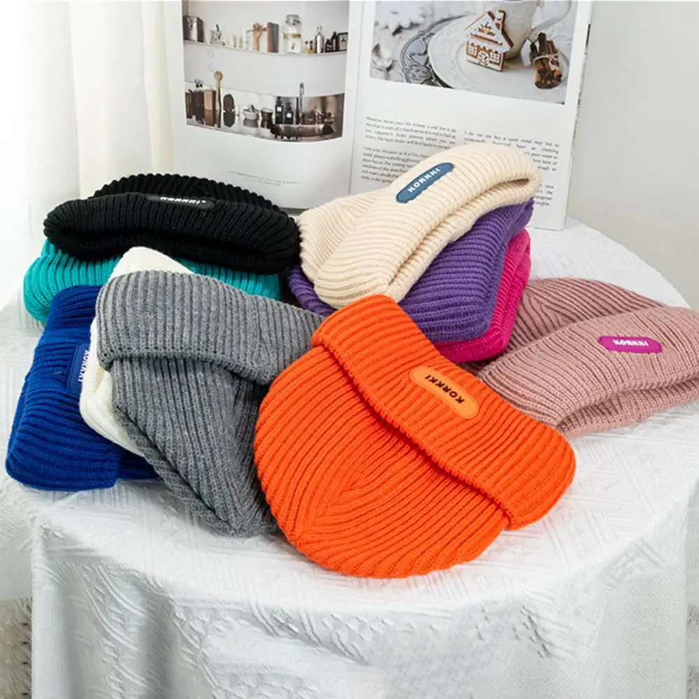 

Breathable Lightweight Letter Print Stretchy Beanie Hat for Daily Life