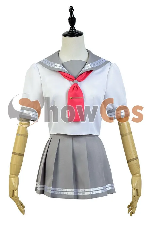 Отлично! Солнце Aqours таками Чика костюм моряка для маскарада Школьная Униформа