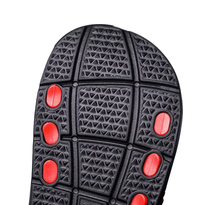 

JALANJALKI Summer Men Slippers Black and White Yellow Red Flat Student EVA Casual Sandal Non-Slip Outdoor Indoor Zapatos Hombre
