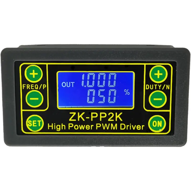 ZK-PP2K PWM DC Motor Speed Controller Frequency Duty Cycle Regulator Adjustable Switch LED Dimmer Digital Pulse Driver 2 Modes |