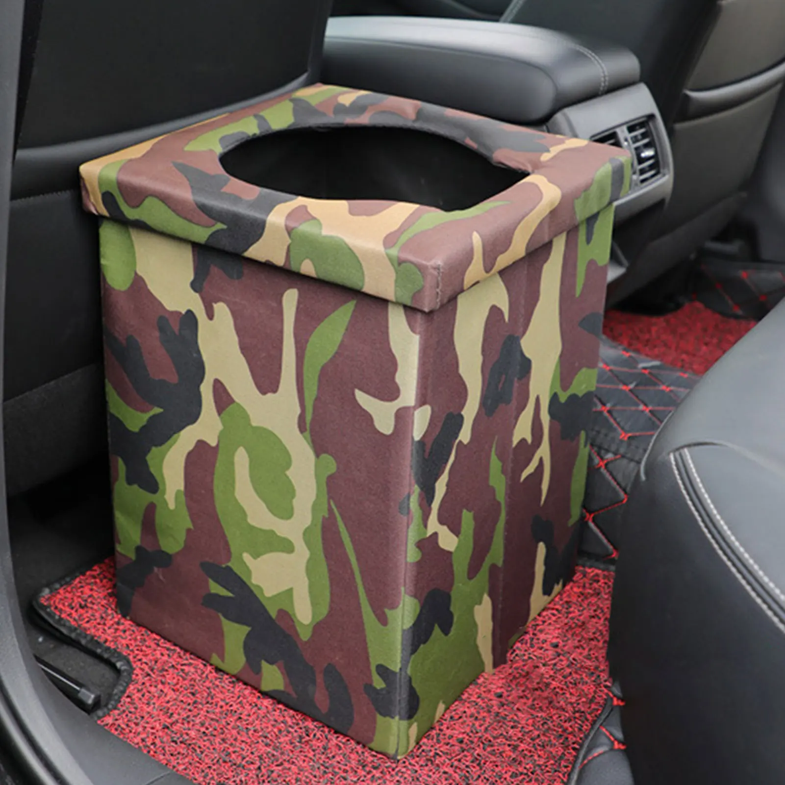 

Car Toilet Waterproof Folding Toilet For Outdoor Self-standing Camouflage Storage Containers Portable Seating For Camping Travel