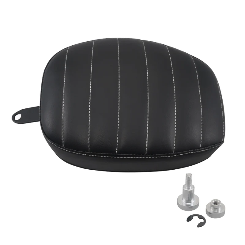 

Motorcycle Black Rear Seat Cushion Passenger Pillion Saddle Pads For Harley Forty Eight XL1200X Seventy Two XL1200V