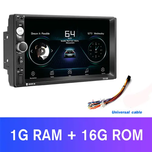 Radio Only AMPrime аудио стерео Android 2 din автомагнитола 7 ''Мультимедиа gps WIfi магнитофон MirrorLink USB MP5 плеер с тыловой камерой - Цвет: Radio Only