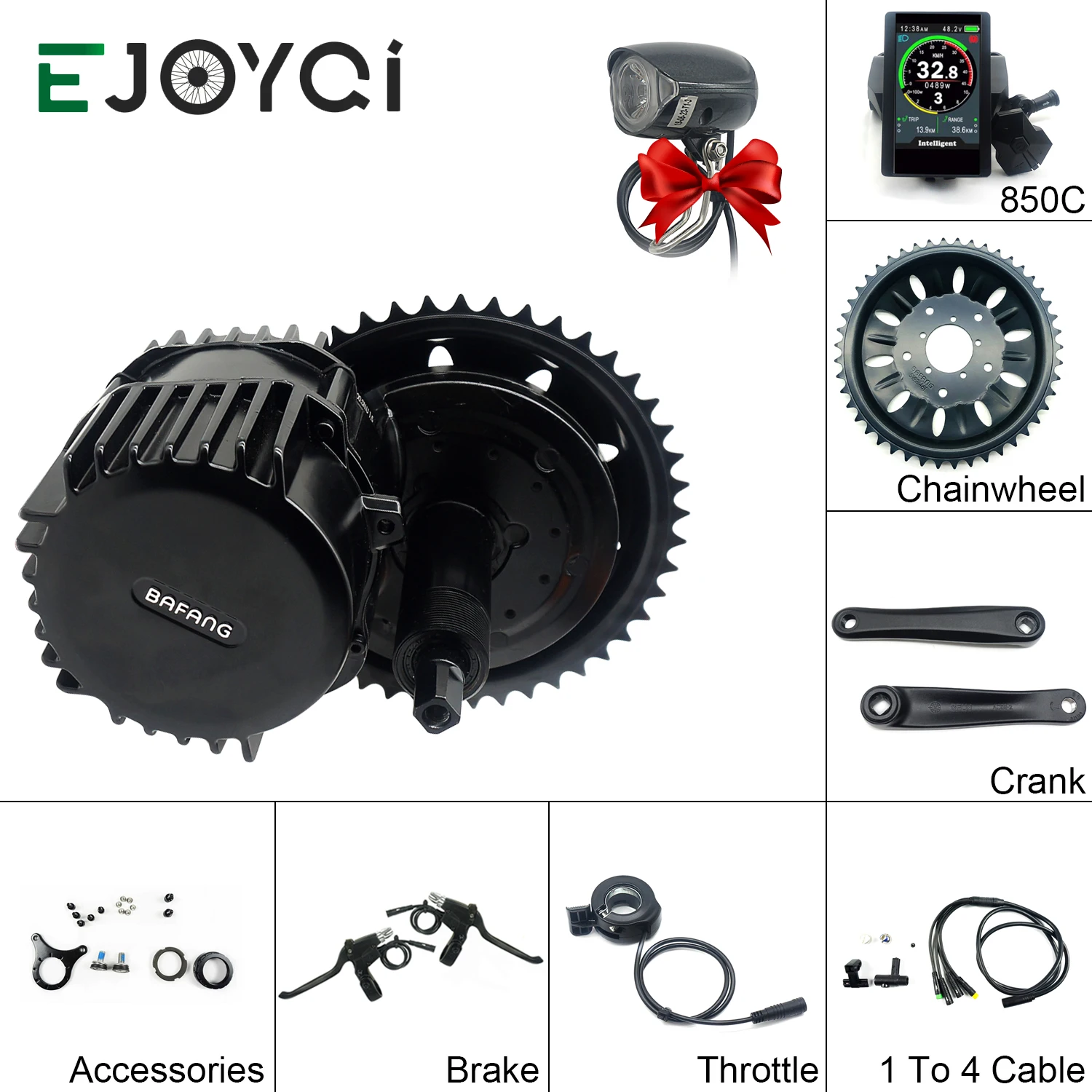 

ЖК-дисплей Bafang 8Fun M615 BBSHD 48 в 1000 Вт 850C C965 SW102 68 мм 73 мм