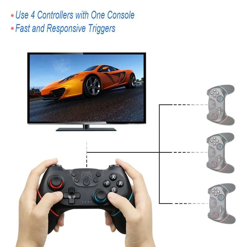 

Wireless Game Controller Joystick For Nintendo Switch NS Pro Console Joypad / PC Accessories Controle Support Bluetooth