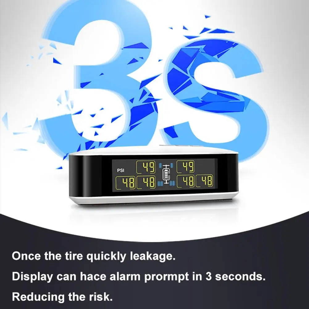 CAREUD TPMS U8T беспроводная система контроля давления в шинах для автомобиля пикап грузовик в режиме реального времени сигнализация давление и температура ЖК-дисплей