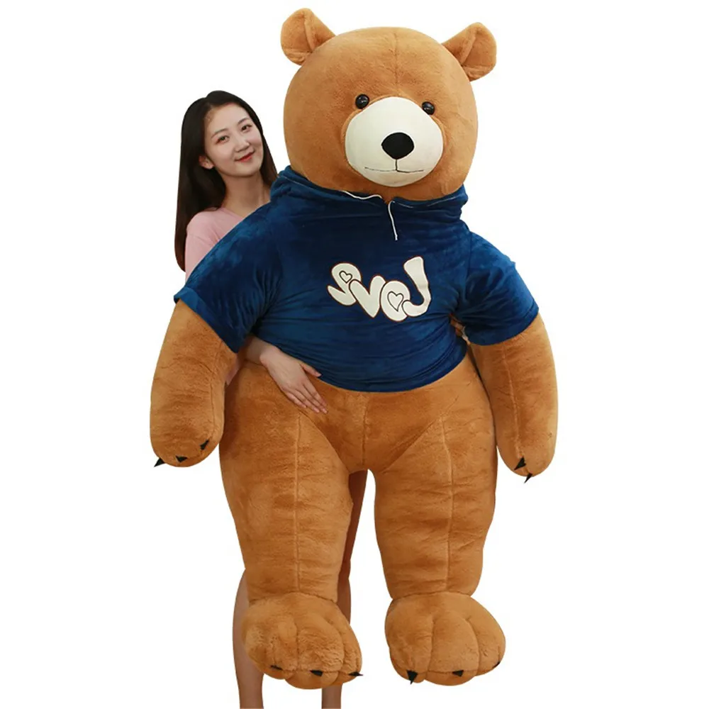 

Fancytrader 67'' JUMBO Giant Stuffed Polar Bear Huge Plush LOVE Bear Toy Birthday Valentine‘s Day Gift 170cm 4 Models 3 Sizes