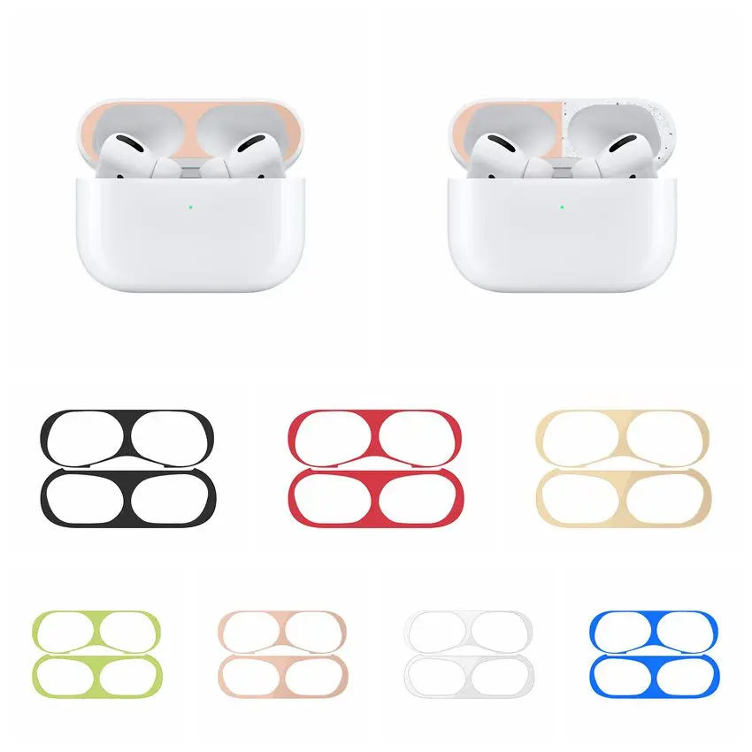 1 комплект металлическая защитная наклейка от пыли для наушников AirPods Pro