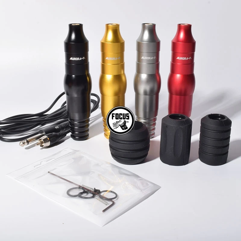 Новая Профессиональная вращающаяся тату машинка Aurora P2 с электродвигателем для