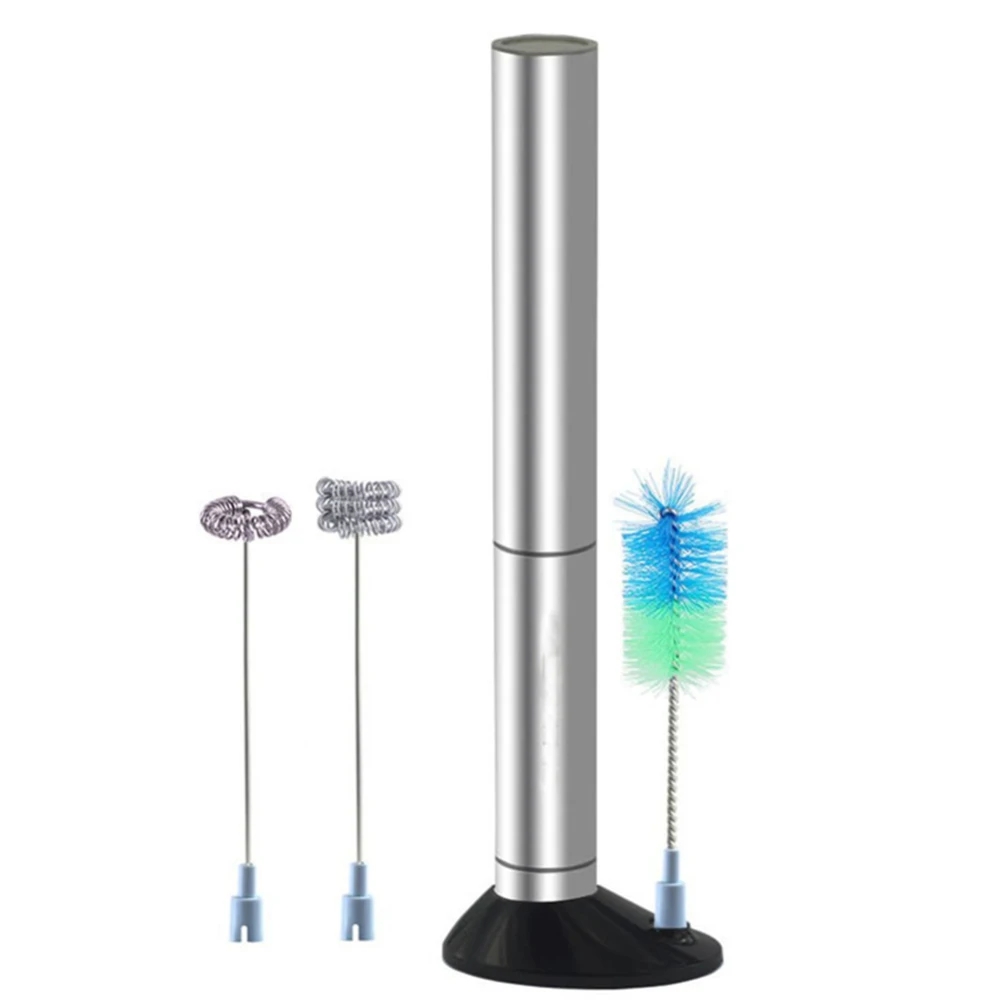 Электрический молочный пентер 2 венчика ручной пенообразователь кухонный миксер