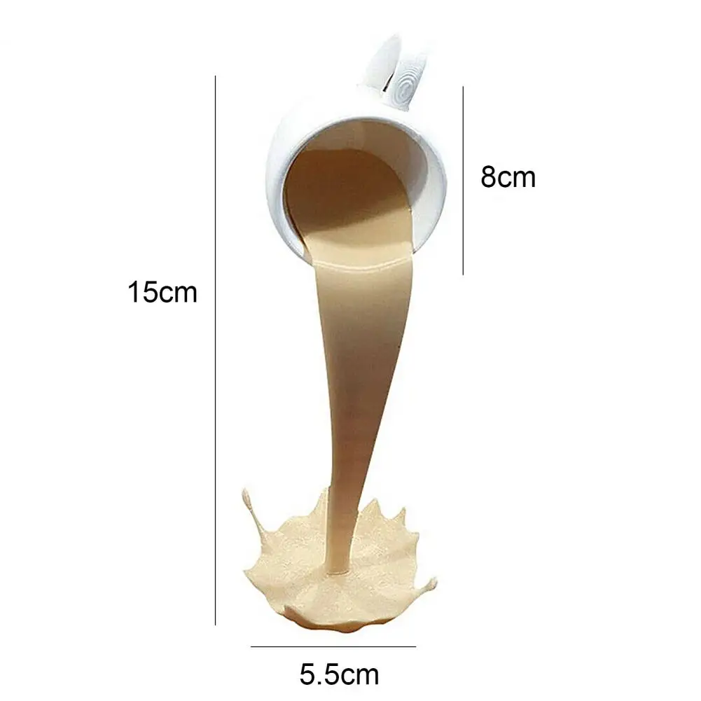 Плавающая жидкая кофейная кружка модель чашки миниатюрные фигурки настольные
