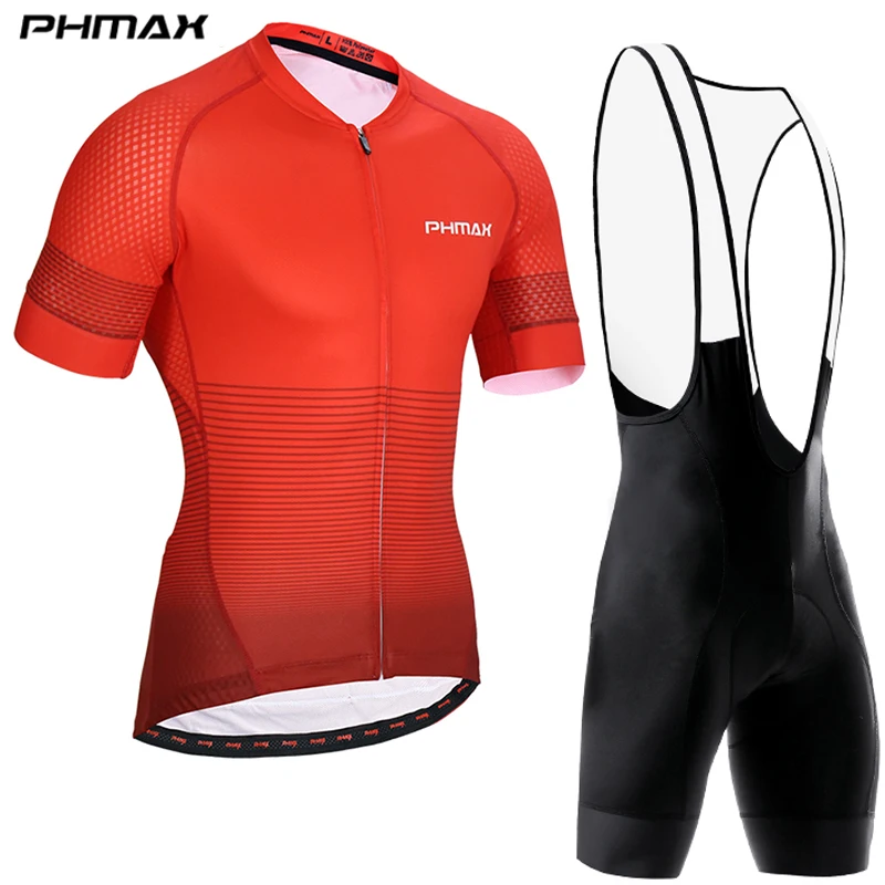 Bib Cycling Set 02 PHMAX шорты, рукава, велосипедные майки, набор, MTB, быстросохнущая велосипедная одежда, летний велосипед, нагрудник, шорты, велосипедный комплект, велосипедная одежда для мужчин - Цвет: Bib Cycling Set 02