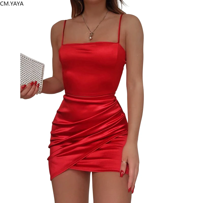 Женское мини платье без рукавов сексуальное облегающее однотонное с открытой