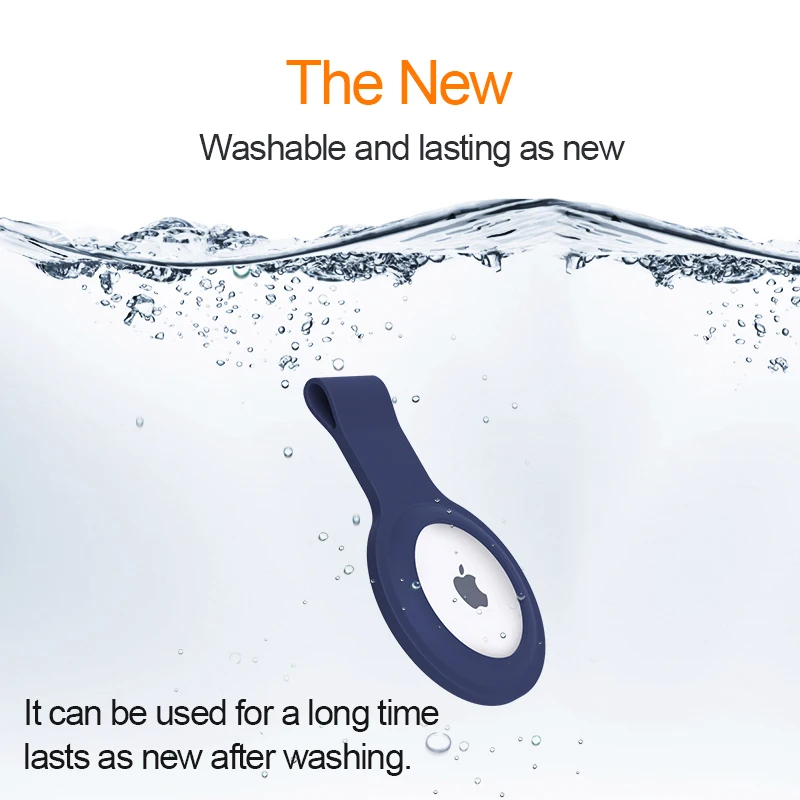 Жидкий силиконовый защитный чехол для Apple airтеги iPhone телефон локатор трекер