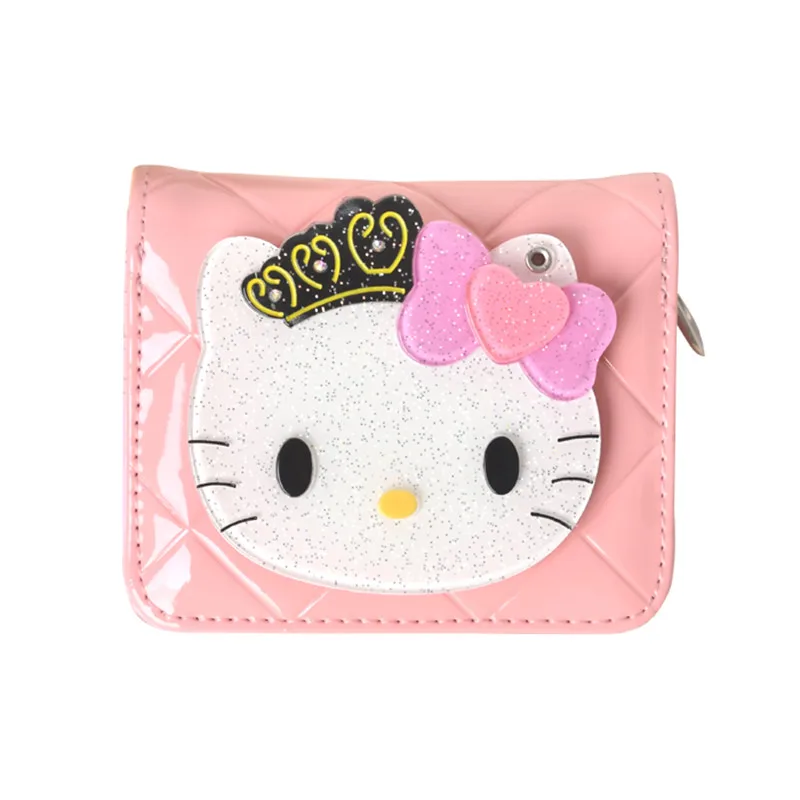 Модный женский длинный кошелек HELLO KITTY с героями мультфильмов милый детский