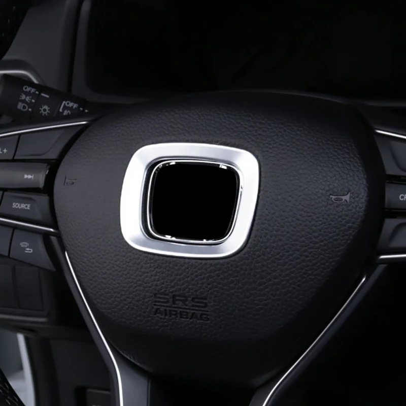 CARMANGO для Honda Accord 10th 2018 2019 авто руль логотип Круг рамка отделка наклейки Чехлы