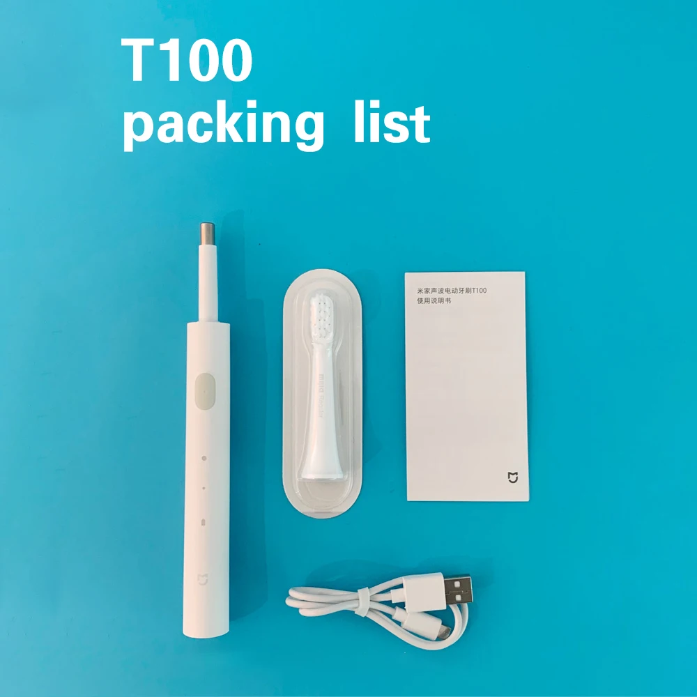 

T100 Sonic Electric Toothbrush Adult Ultrasonic Automatic USB Rechargeable Waterproof Tooth Brush