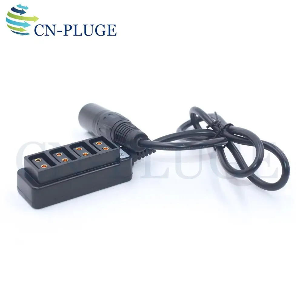 4-контактный разъем XLR 12 В питания для 4-портового P-Tap женской камеры разветвитель