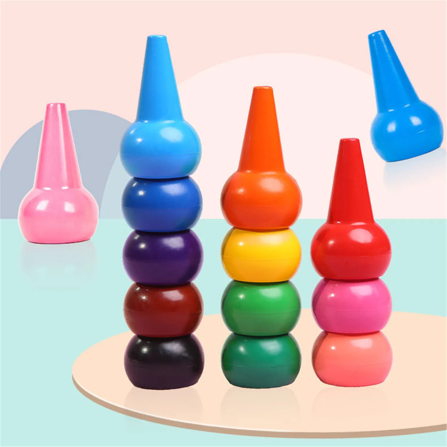 12 шт. безопасный нетоксичный детский карандаш для рисования цветной детского