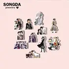 Акриловые заколки SONGDA Bungou для лацканов из аниме бродячие собаки