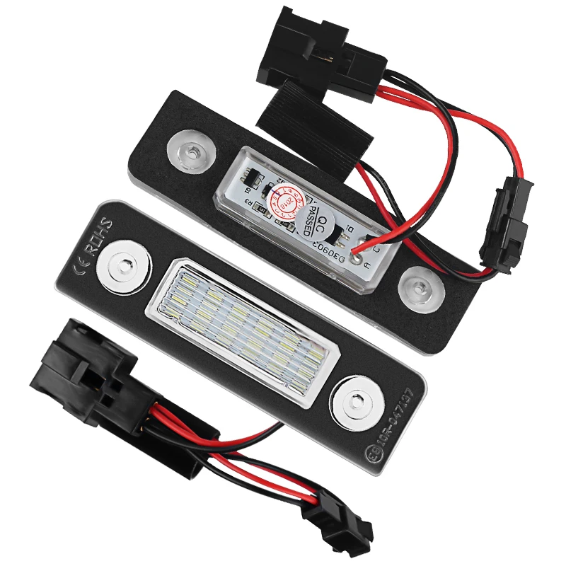 2 шт. 12 в супер яркий белый светодиодный свет номерного знака без ошибок