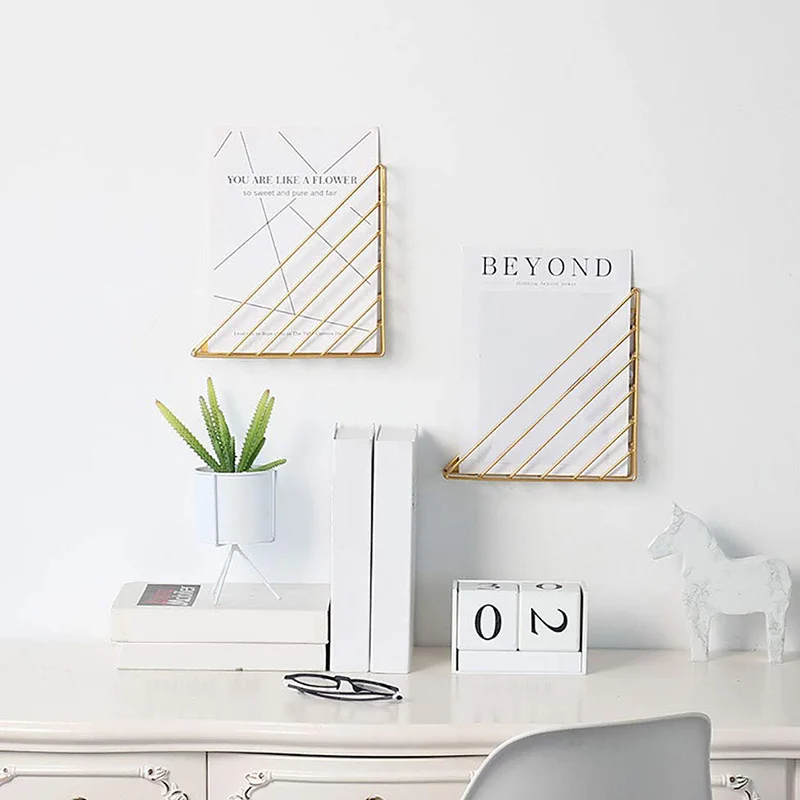 Современная простая настенная книжная полка в скандинавском стиле подвесная