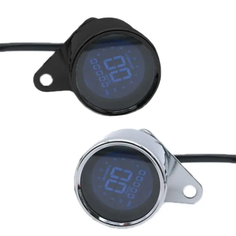 Универсальный цифровой мотоцикл спидометр и одометр в стиле ретро с ЖК-дисплеем