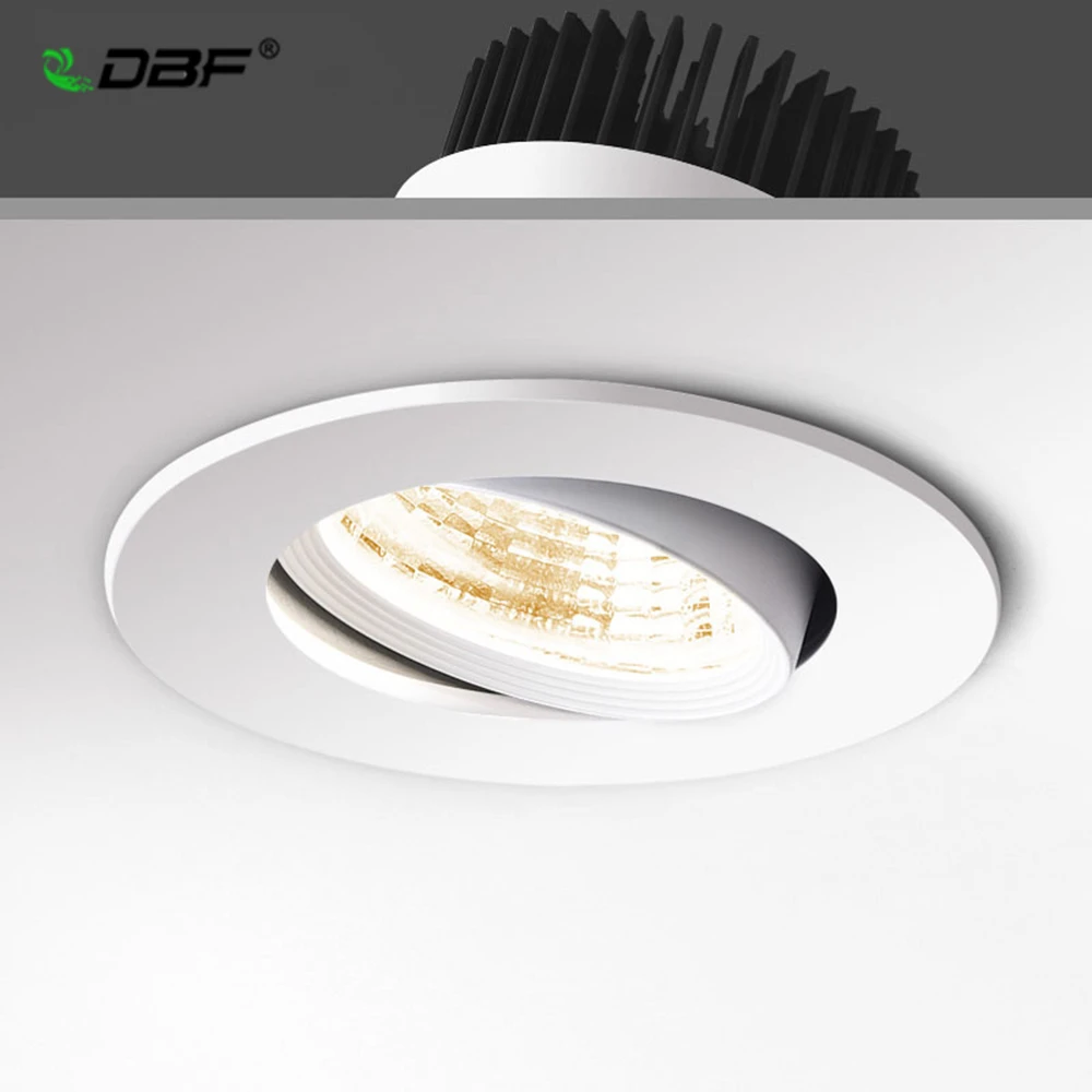 [DBF] сверхъяркий COB светодиодный встраиваемый Точечный светильник Epistar 5 Вт 9 12