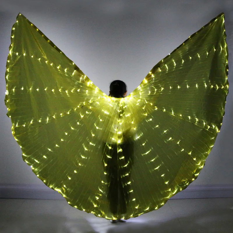 Светодиодные Крылья для танца живота взрослых реквизит выступлений диджея