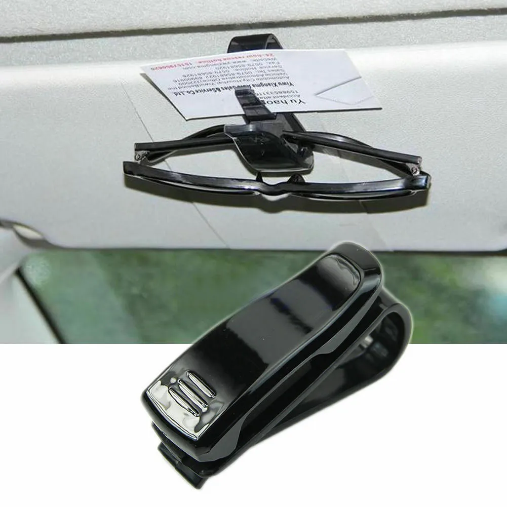 

Accessory Car Glasses Clip Black Card Holder Glasses Mount Receipt Replaces