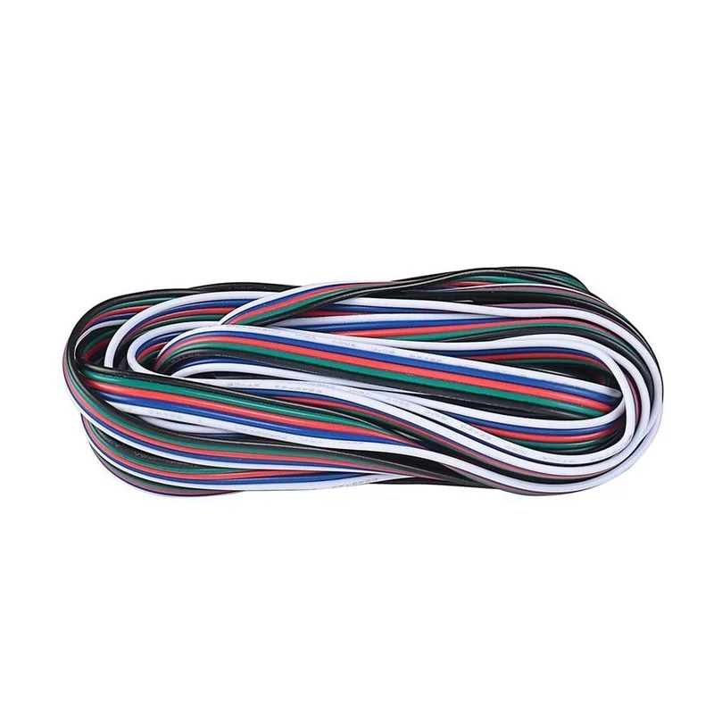 5 м 100 контактный кабель провод 22 AWG RGB удлинитель