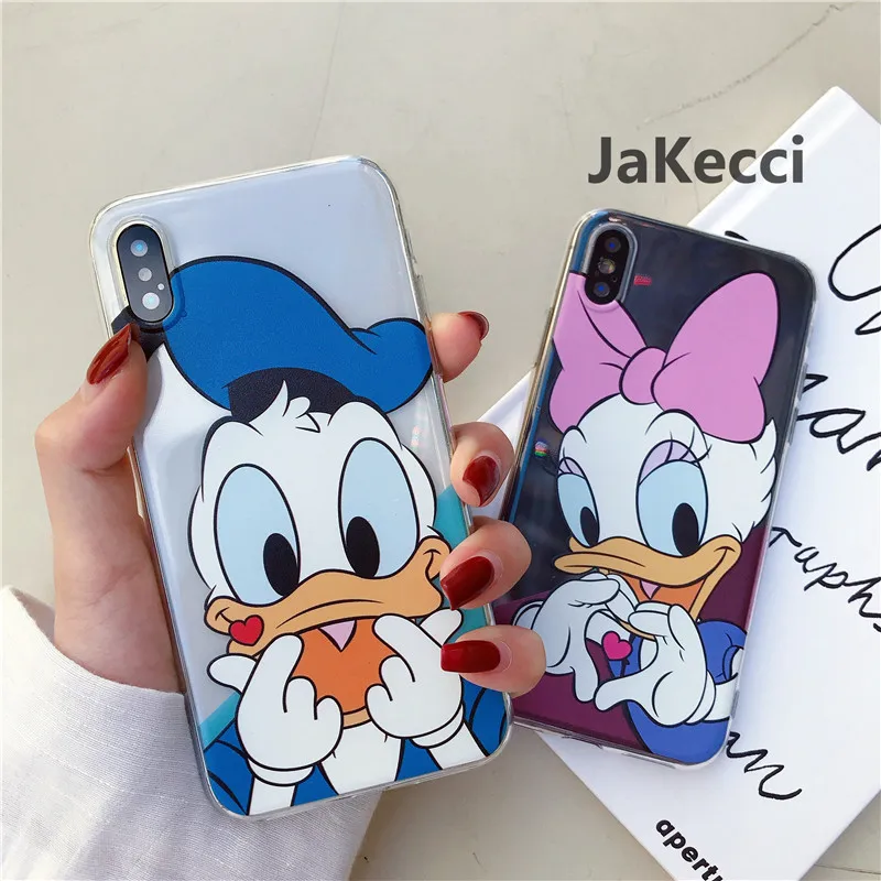 Милый мультяшный чехол для телефона для iPhone 11 Pro Max 6 6s 7 8 plus X Xr Xs Max 5S se силиконовый мягкий ТПУ чехол s для iPhone 7 забавные чехлы