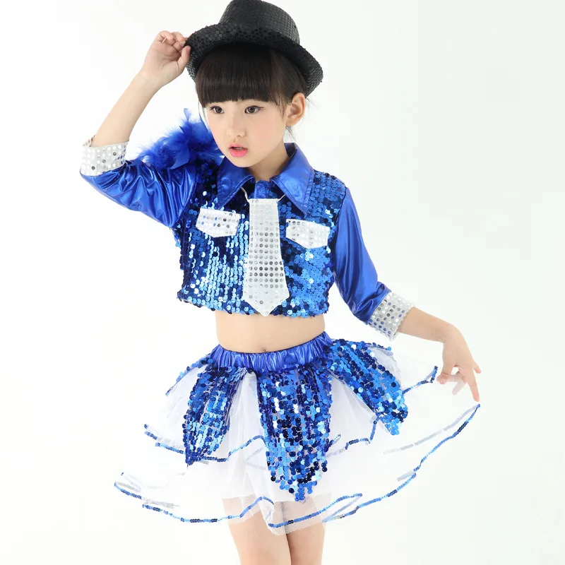 Джазовые танцевальные костюмы для девочек и мальчиков джазовых танцев детские в